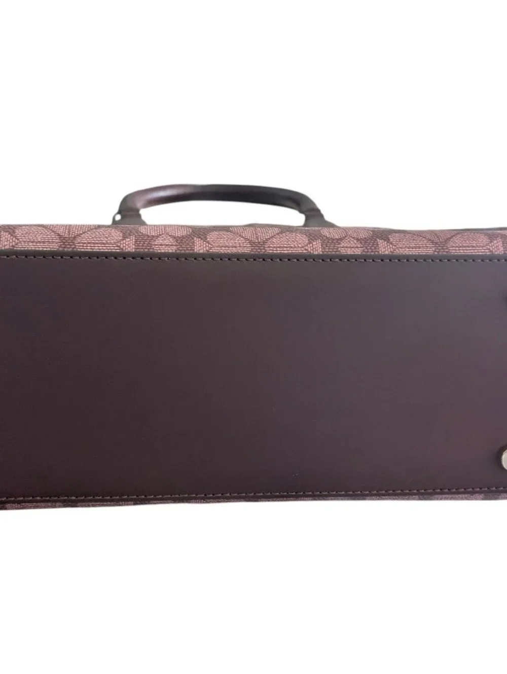 Kate Spade ♠️ New York Signature Spade Flower maroon Small Satchel Bag